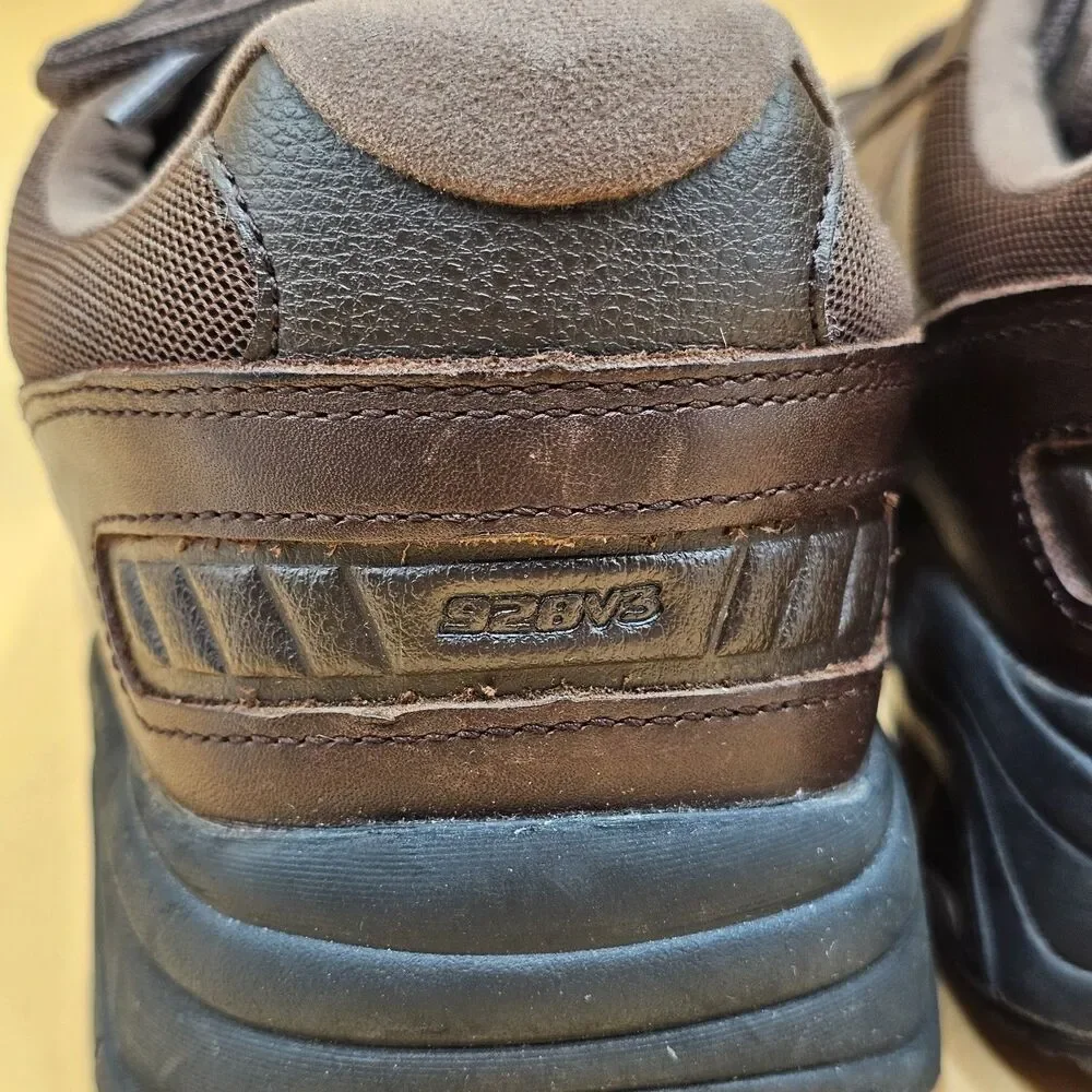 New Balance 928 v3 Walking Shoes Men's Size 11 Brown Leather Comfort Sneakers